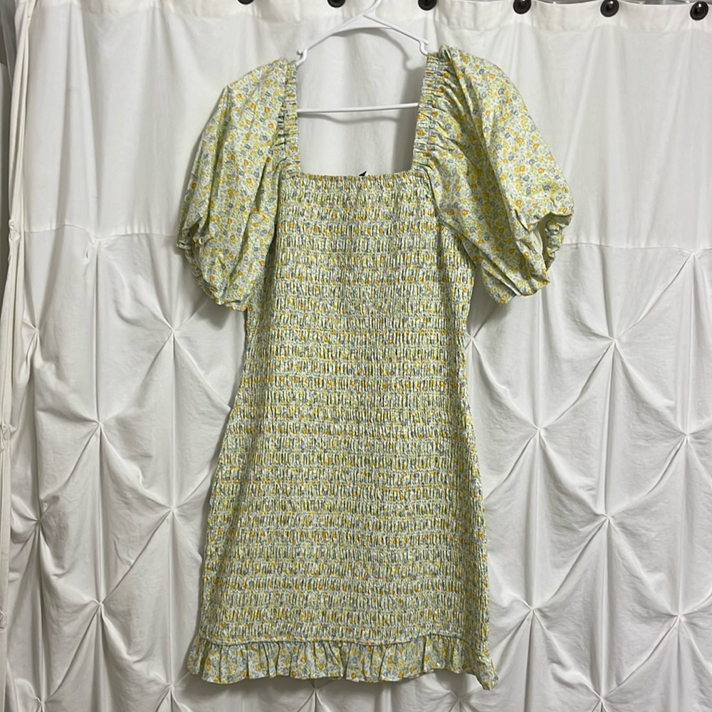 Factory quilted dress bought from downtown boutique.